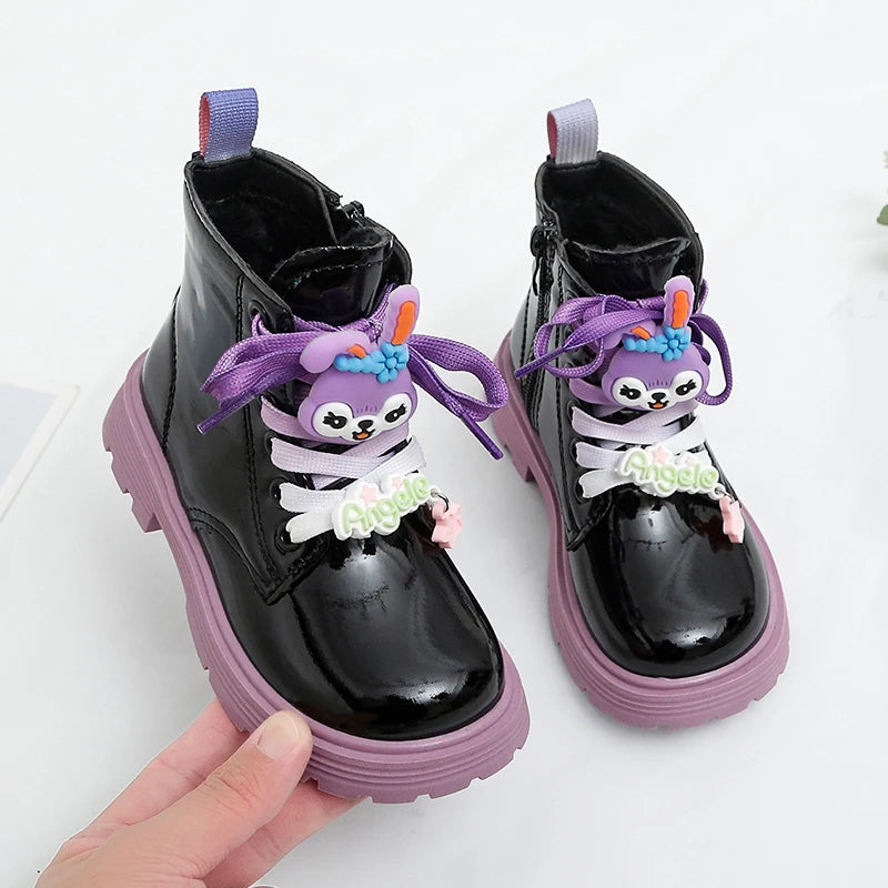 Girls' winter lined boots 