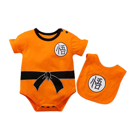 طقم ملابس أطفال حديثي الولادة بنمط رسوم . Newborn Baby Clothes Set Cartoon Anime Pattern