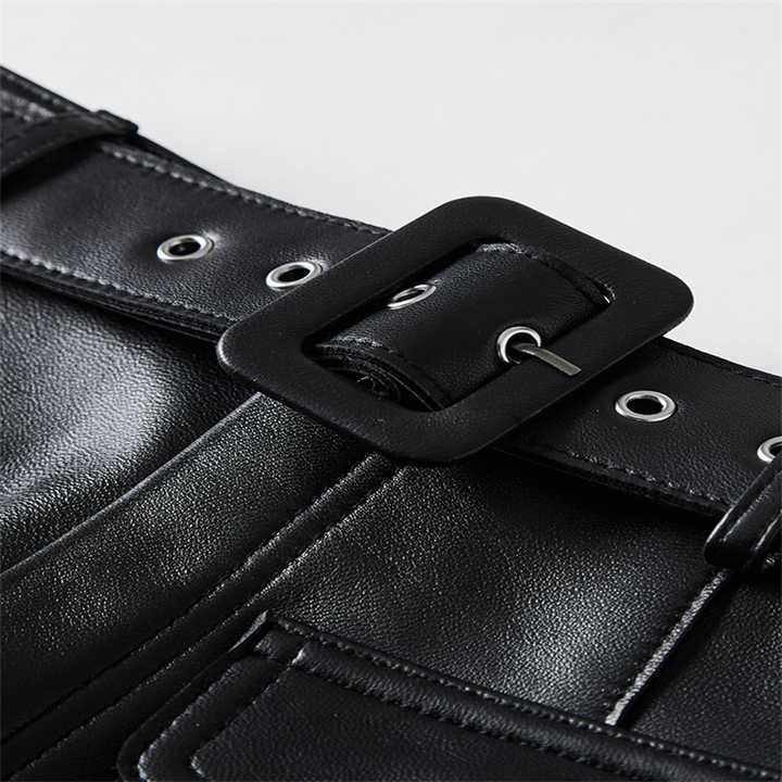 Sexy leather skirt for women 