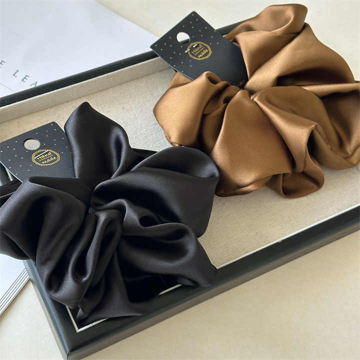 Hair Accessories for Women and Girls Silk Hair Ties 
