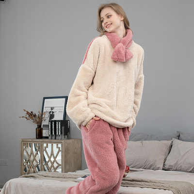 Women Winter Women Sleepwear Pajamaبيجامات نسائية شتوية دافئة عالية الجود