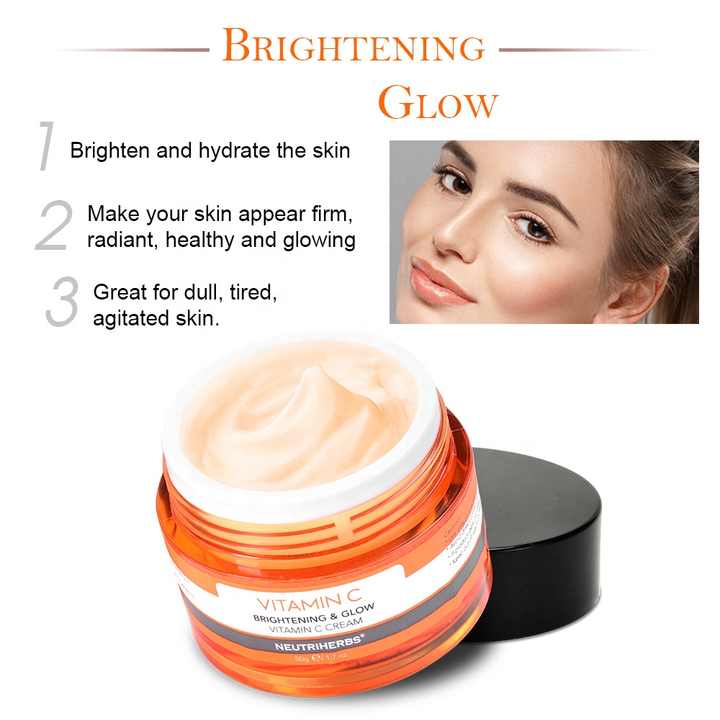 Vitamin C Collagen Cream for Dark Circles Organic Intensive Vitamin C Day &amp; Night Whitening Face Cream with Collagen 