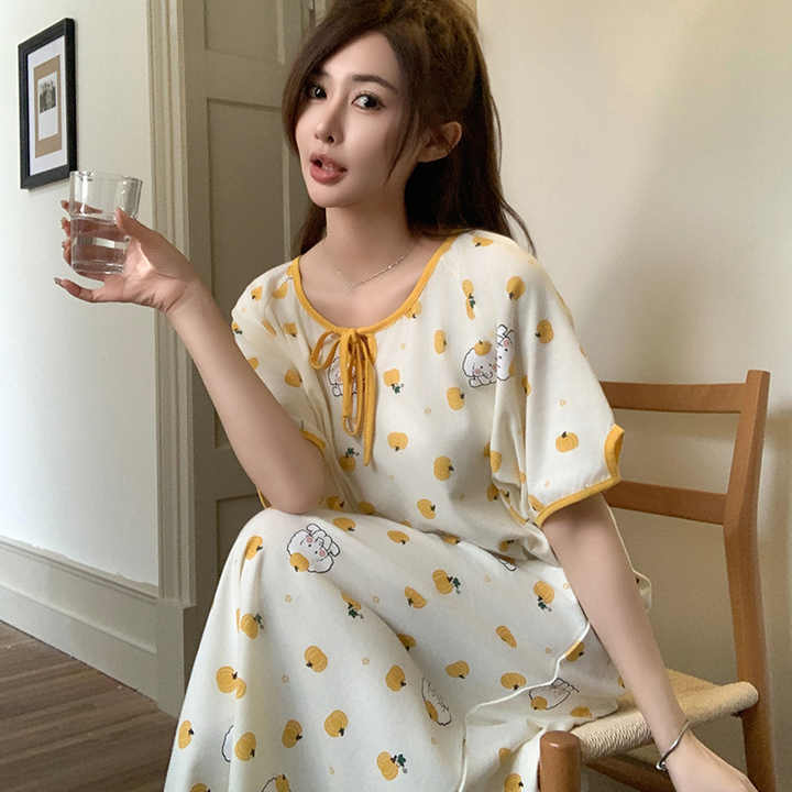 Cute Home Dress -فستان نوم منزلي