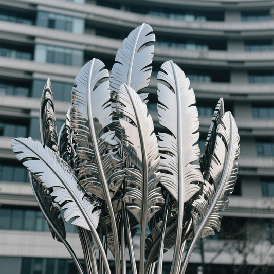 ديكور أرضيات فاخر من الريش -Luxury feather floor decor