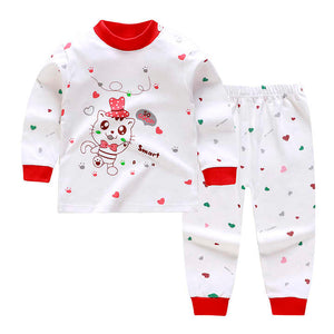 Girls' cotton pajamas