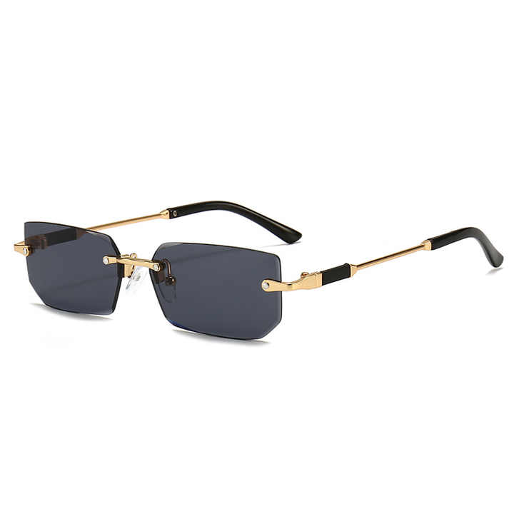Frameless Fashion Cut Edge Sun Glasses 