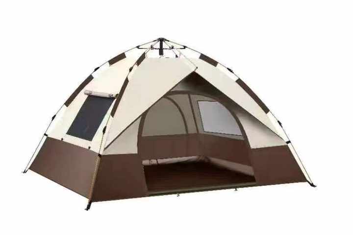 Double Layer Oxford Automatic Tent for 2-4 Persons for Beach and Outdoor Camping Outdoor Travel Supplies 