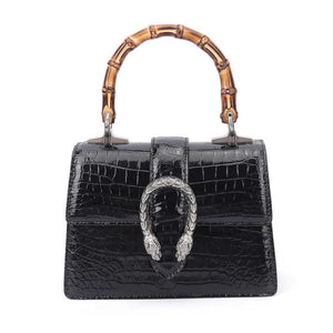 Luxury Women's Handbags - Ladies Bamboo Handle Handbags 