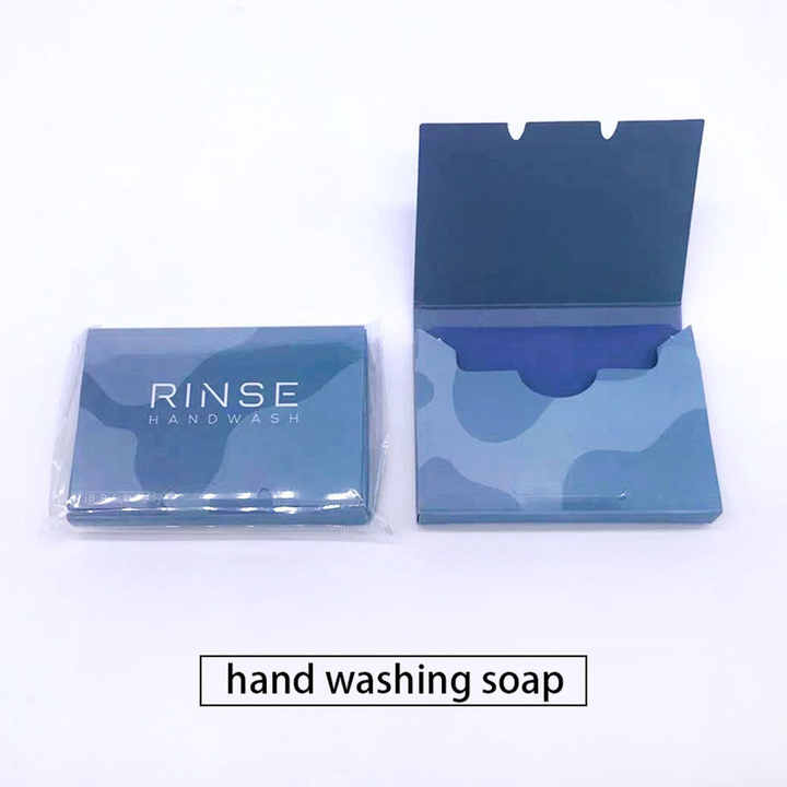 Portable paper soap dispenser 