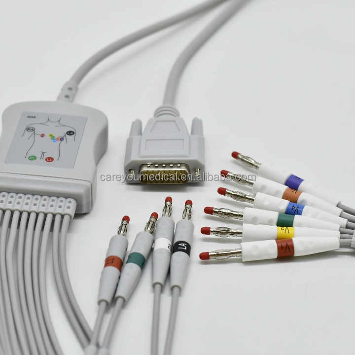 Compact ECG device compatible with EKG machine 