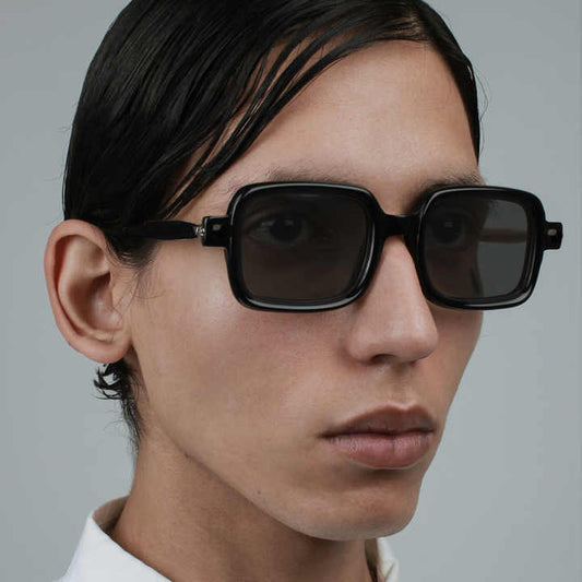 Sunglasses Thick Frame -نظارات شمسية مربعة عتيقة