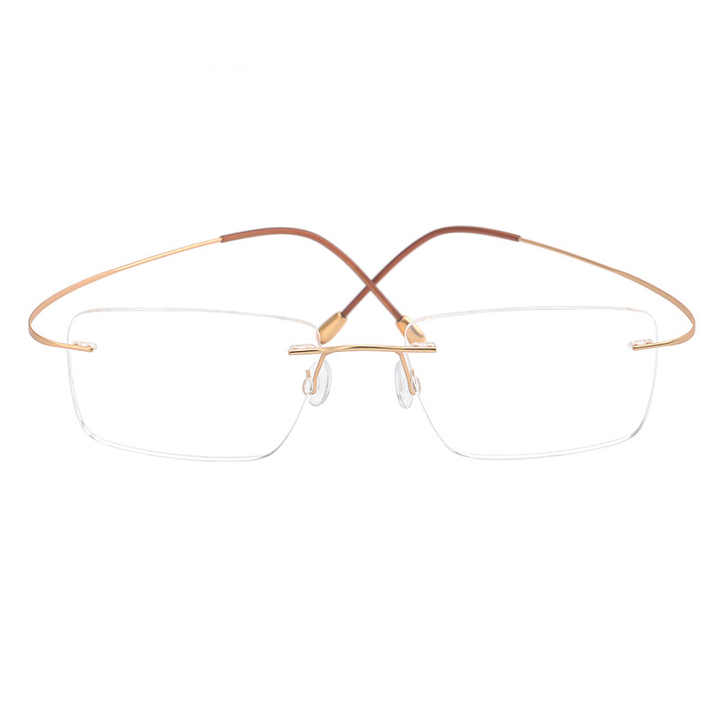 Japan Pure Titanium Rimless Executive-نظارات طبية