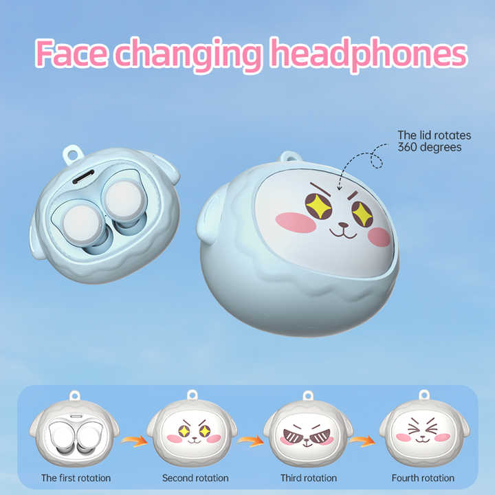 Wireless in-ear gaming headphones. 