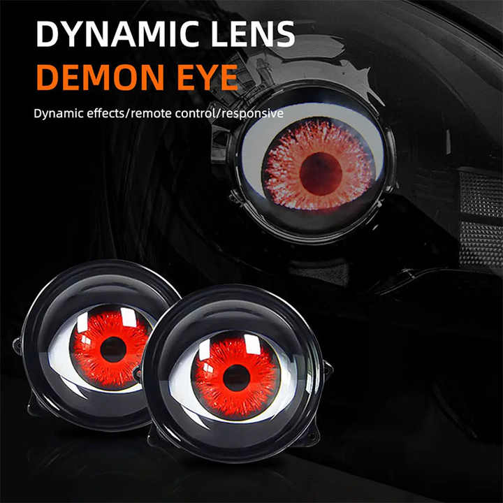 Fashion 3 Inch Devil Eyes Lens Car Light Mount. 