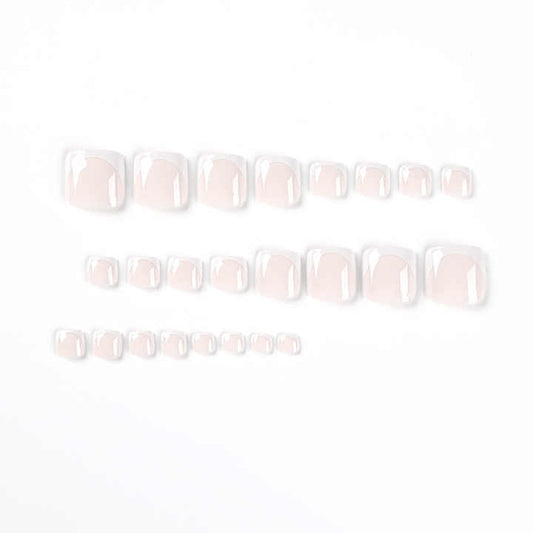 Foot Decoration Toe False Nail Tips 