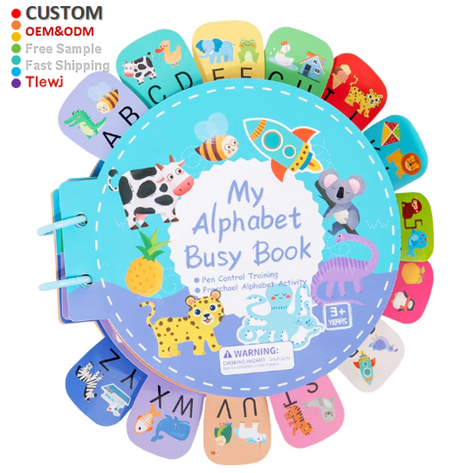 Busy Early Learning Book for Kids Tracking the Pen 