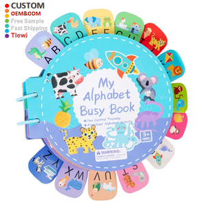 Busy Early Learning Book for Kids Tracking the Pen 