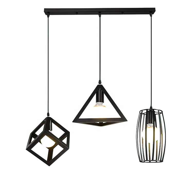 small modern iron chandelier 