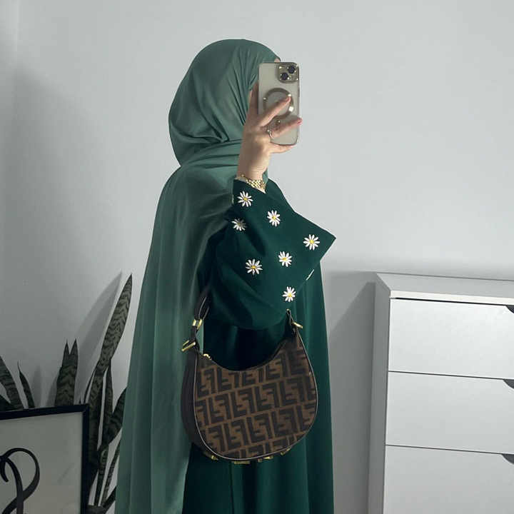 Traditional colorful abaya 