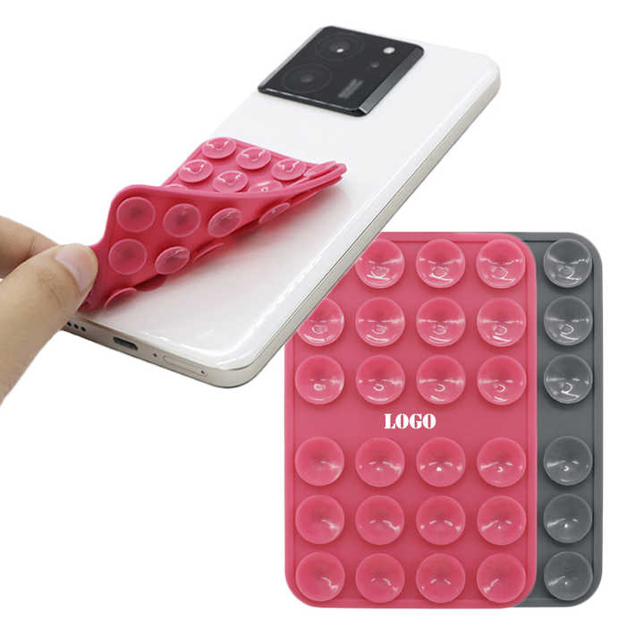 قبضة الهاتف المحمول على الوجهين وسادة شفط . Double-sided mobile phone grip sticky