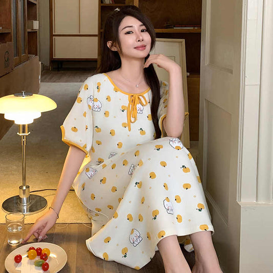 Cute Home Dress -فستان نوم منزلي