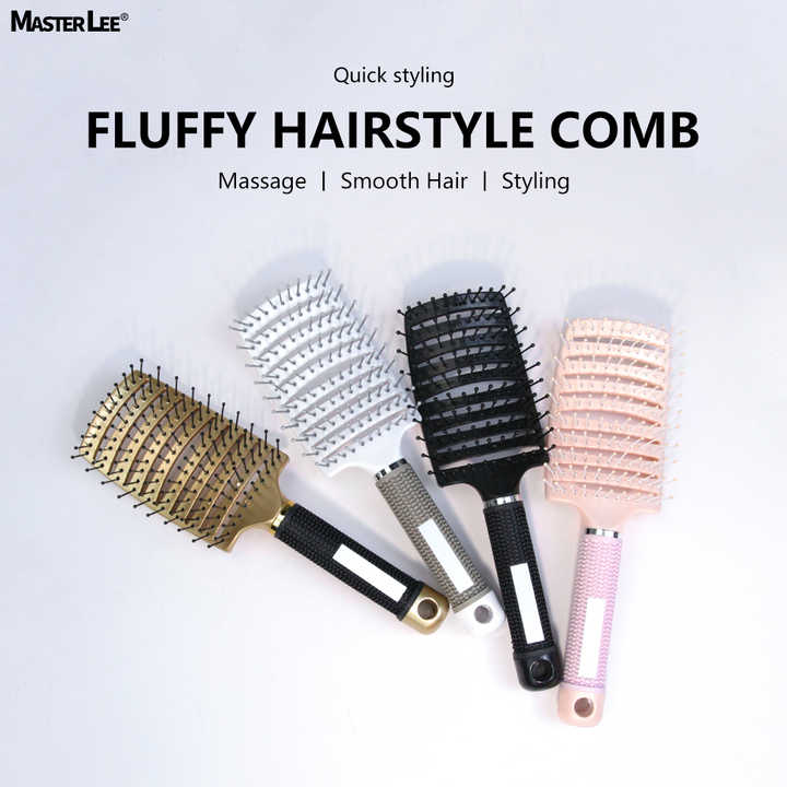 Factory Masterlee Brand Waterproof Vented Hair. فرشاة شعر منحنيه مقاومة للماء من ماركة Masterlee، مزودة