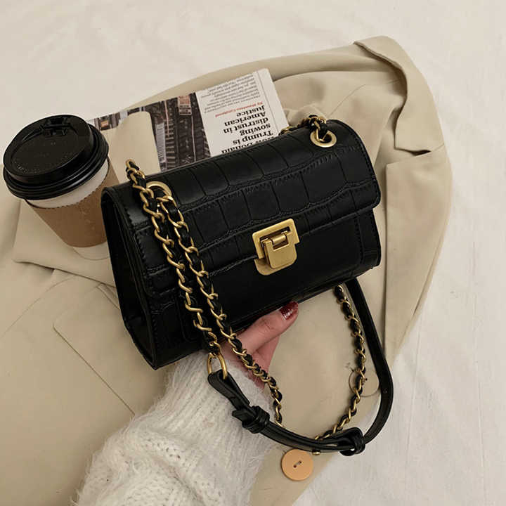 Top Quality Fashion Zip Lock Women Handbag 