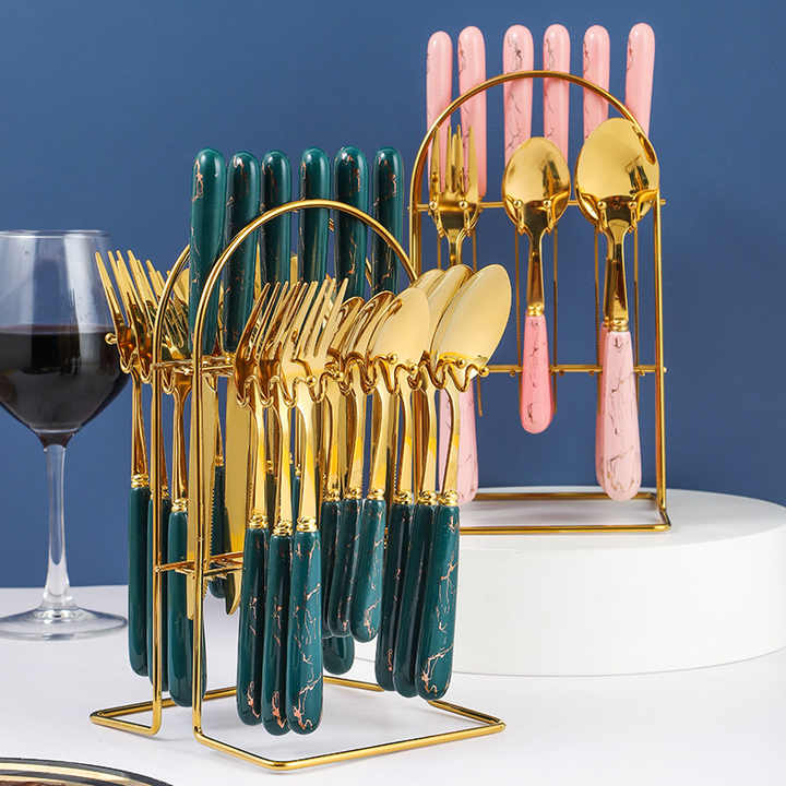 طقم أدوات مائدة من الفولاذ المقاوم للصدأ ,Stainless Steel Cutlery Set