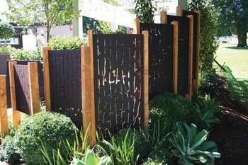 Wood plastic composite fence home decoration 