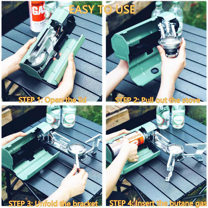 Manufacturer Portable Folding Mini Gas Stoves 