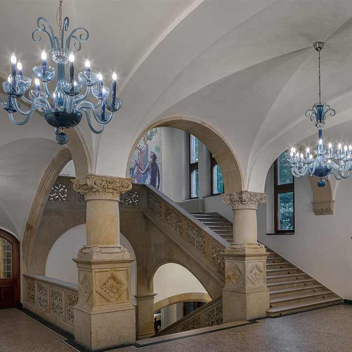 glass crystal chandelier 