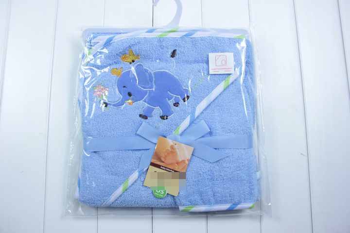 Baby Bath Towel Poncho-منشفة أطفال بغطاء رأس