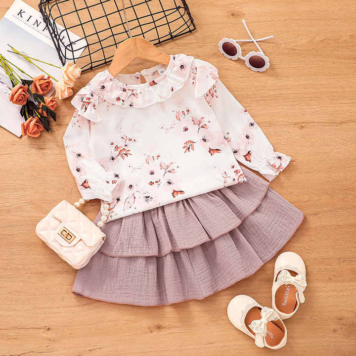 Spring Autumn Kid Baby Girl Clothes- ملابس أطفال للبنات