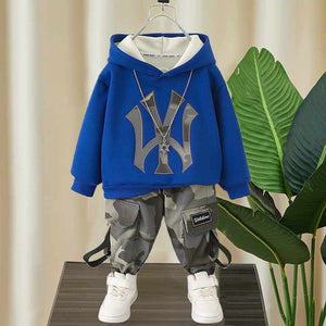 RTS New Boys Casual Fleece Short Sleeve Tracksuit with 
