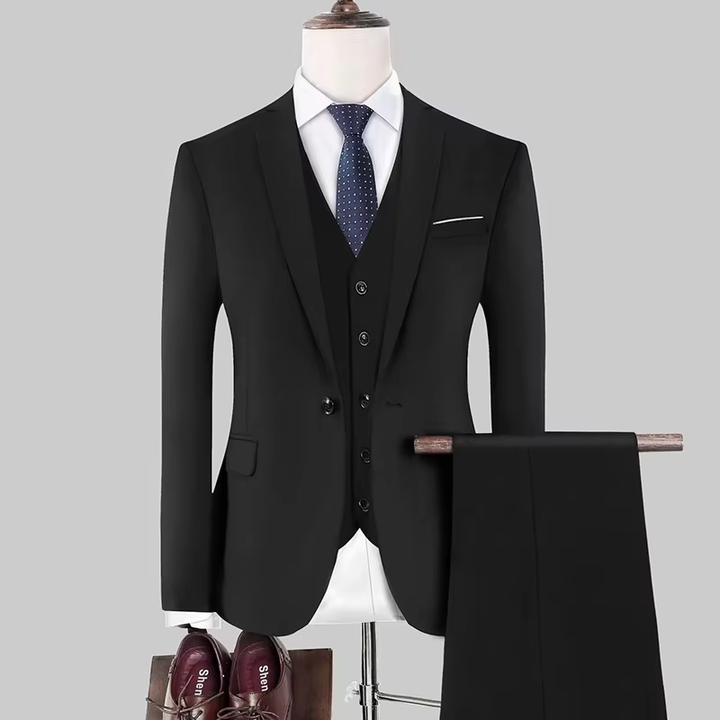 Coat + Vest + Pants, Wedding Wear . معطف + سترة + بنطلون ، ملابس زفافية