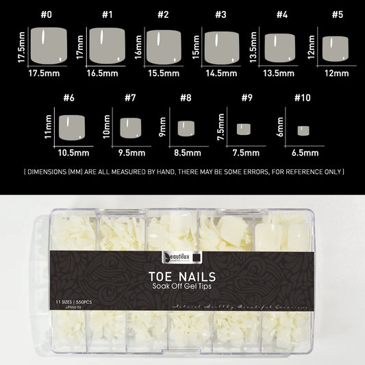 Luxury artificial toenails - hand nails 