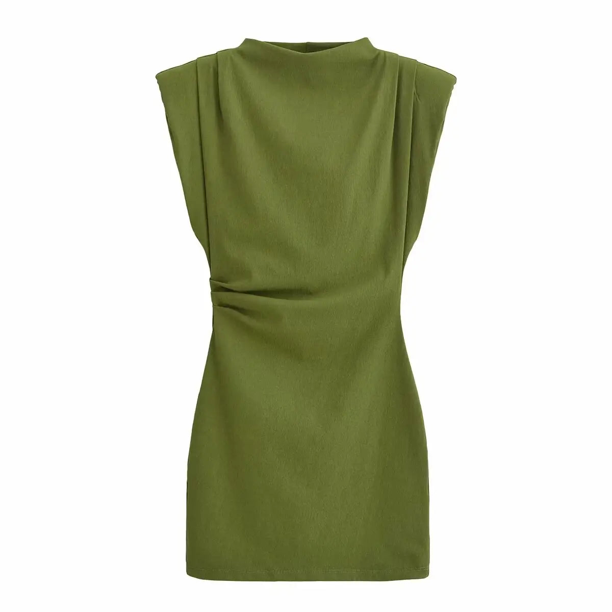 short sleeveless dress