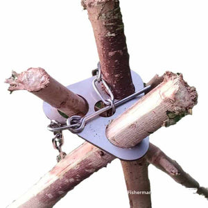 Portable Folding Stainless Steel Outdoor Tripod Campfire 