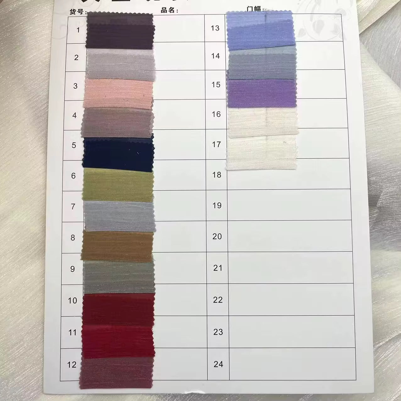 اقمشه , Textiles