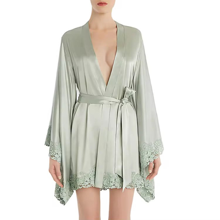 Luxurious lace nightgown