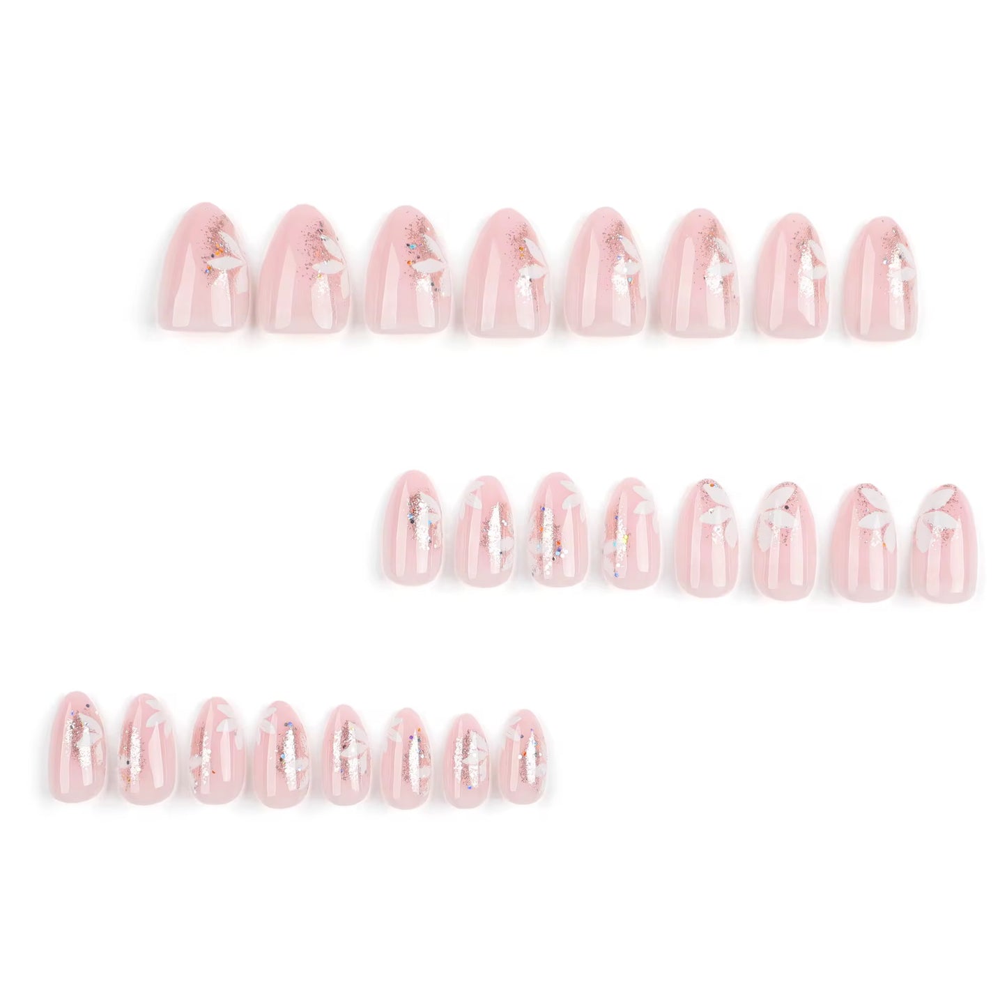 Beautiful fake nails that can be reused and printed.