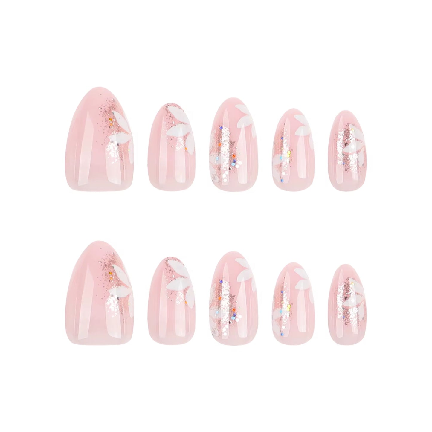Beautiful fake nails that can be reused and printed.