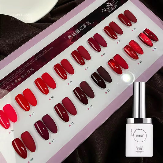 طلاء أظافر جل 16 لونًا  16 Colors Gel Nail Polish