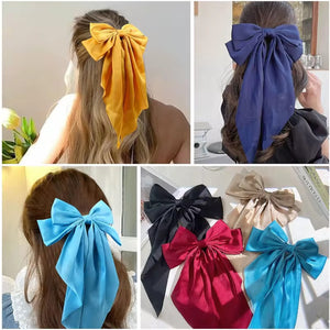 Solid Color Hair Bow لون صلب لافتات الشعر القوس