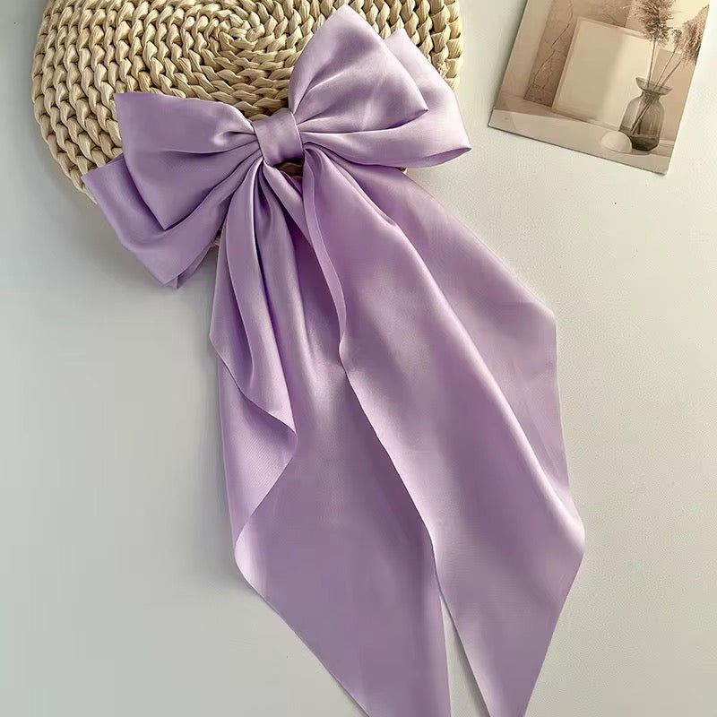 Solid Color Hair Bow لون صلب لافتات الشعر القوس