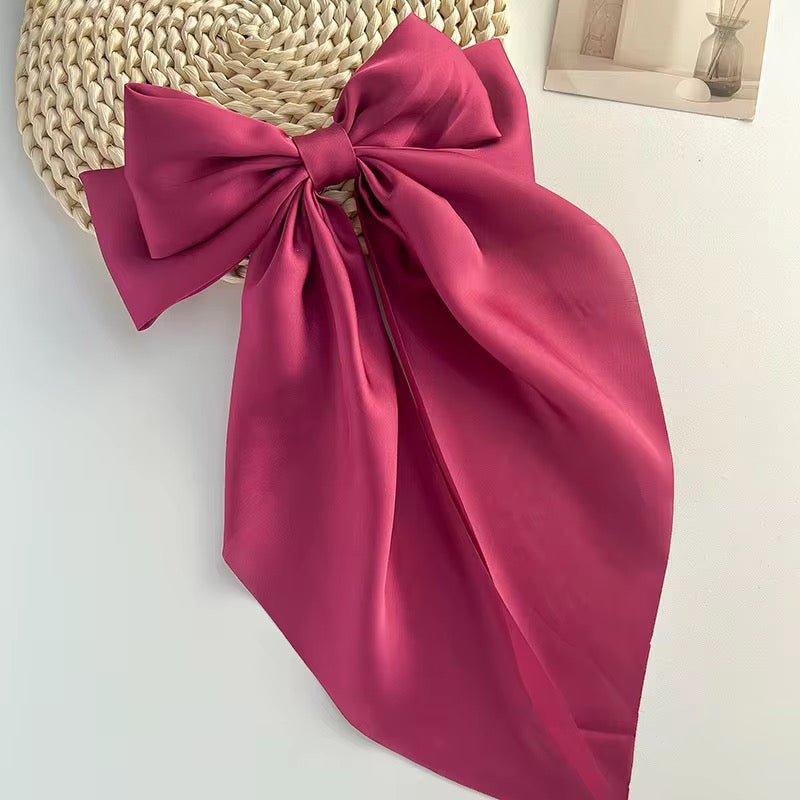 Solid Color Hair Bow لون صلب لافتات الشعر القوس