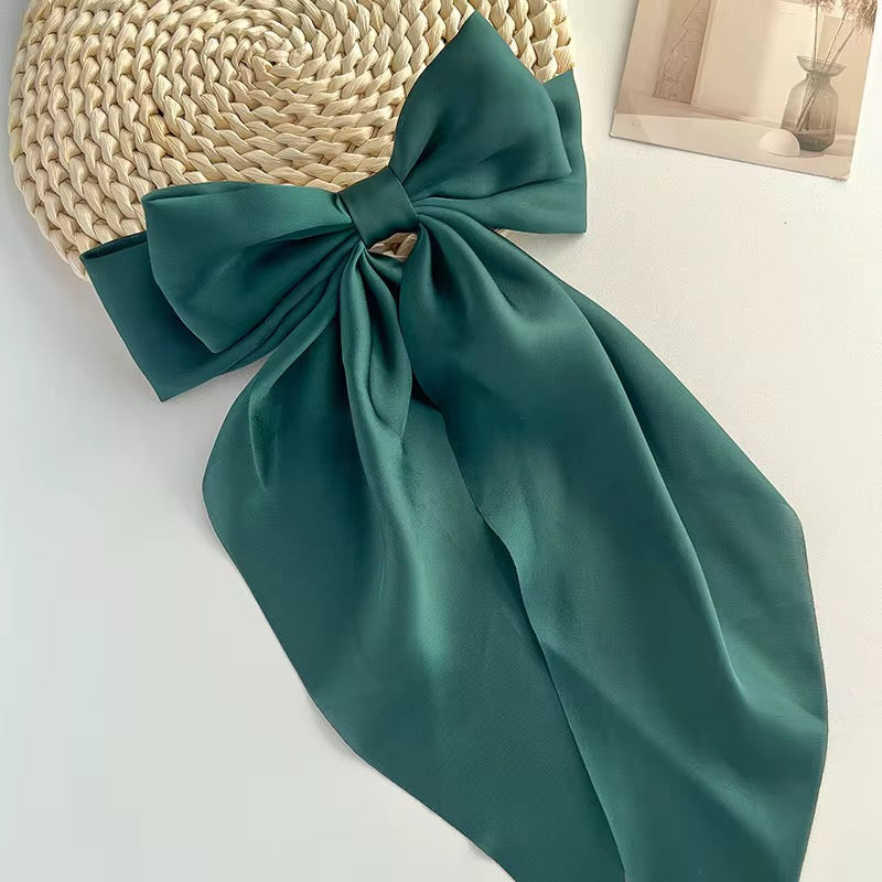 Solid Color Hair Bow لون صلب لافتات الشعر القوس