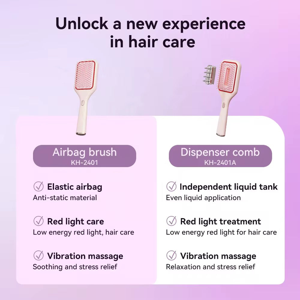 Kemei Electric Hair Loss Growth Brush Diffuser Electric Hair Loss Growth Brush Diffuser Massager Vibration Scalp