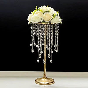 Gold Crystal Tall Decoration