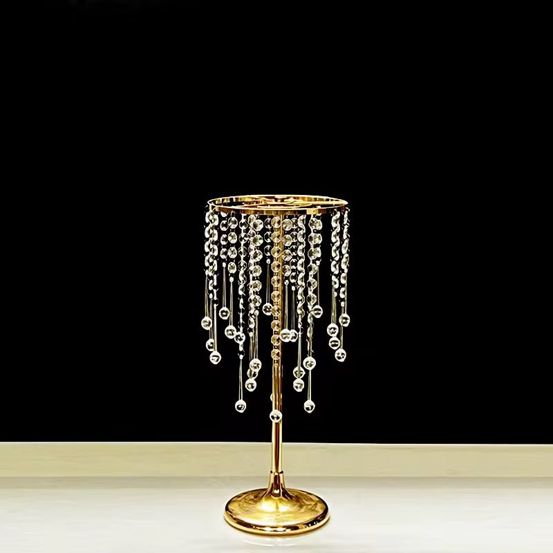 Gold Crystal Tall Decoration